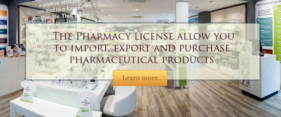 Pharmacy license